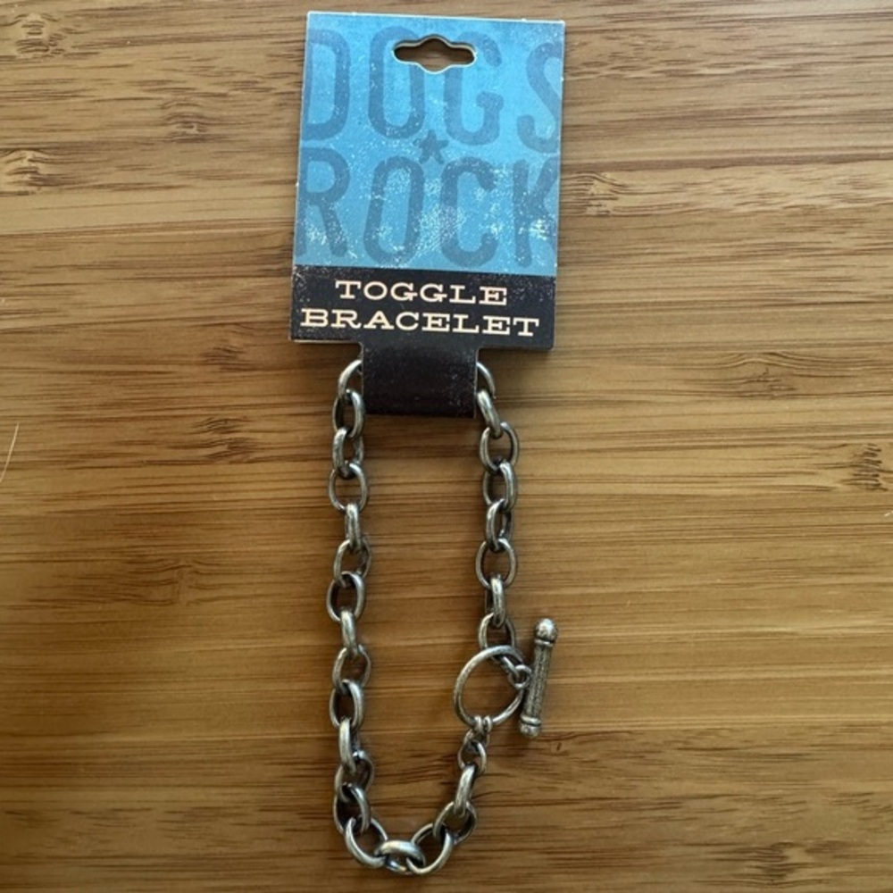 Dogs Rock Toggle Bracelet